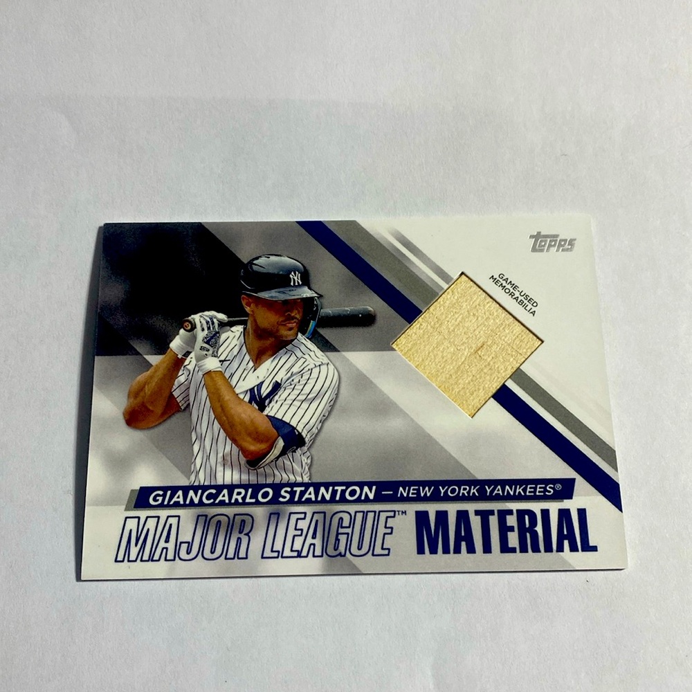 2024 Topps Giancarlo Stanton Yankees Game Used Jersey MLM-GST (053)